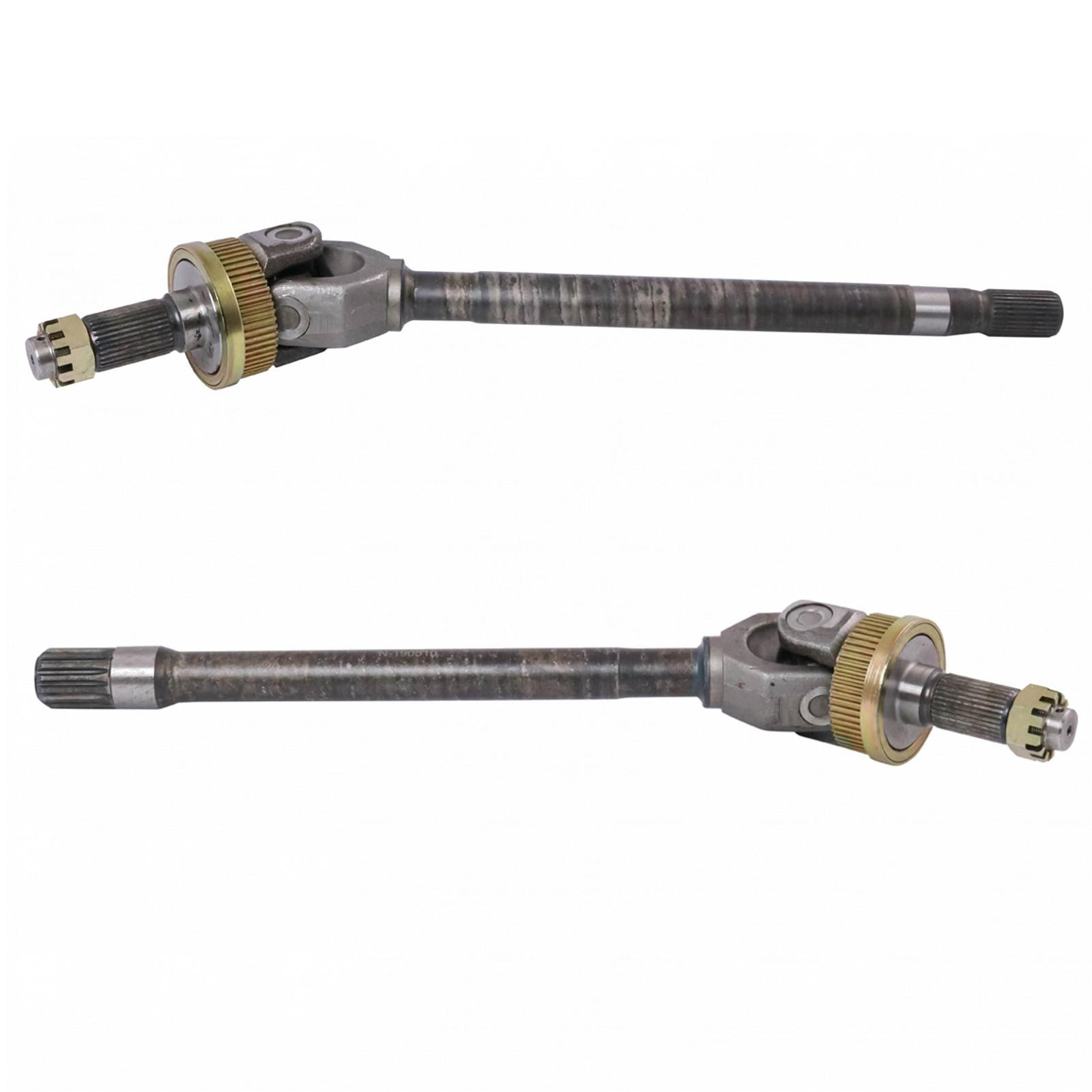 TRQ Front Driver & Passenger Side Axle Shaft Set for 94-01 Dodge Ram 1500 94-97 Ram 2500 with Dana Spicer 44 Axle
