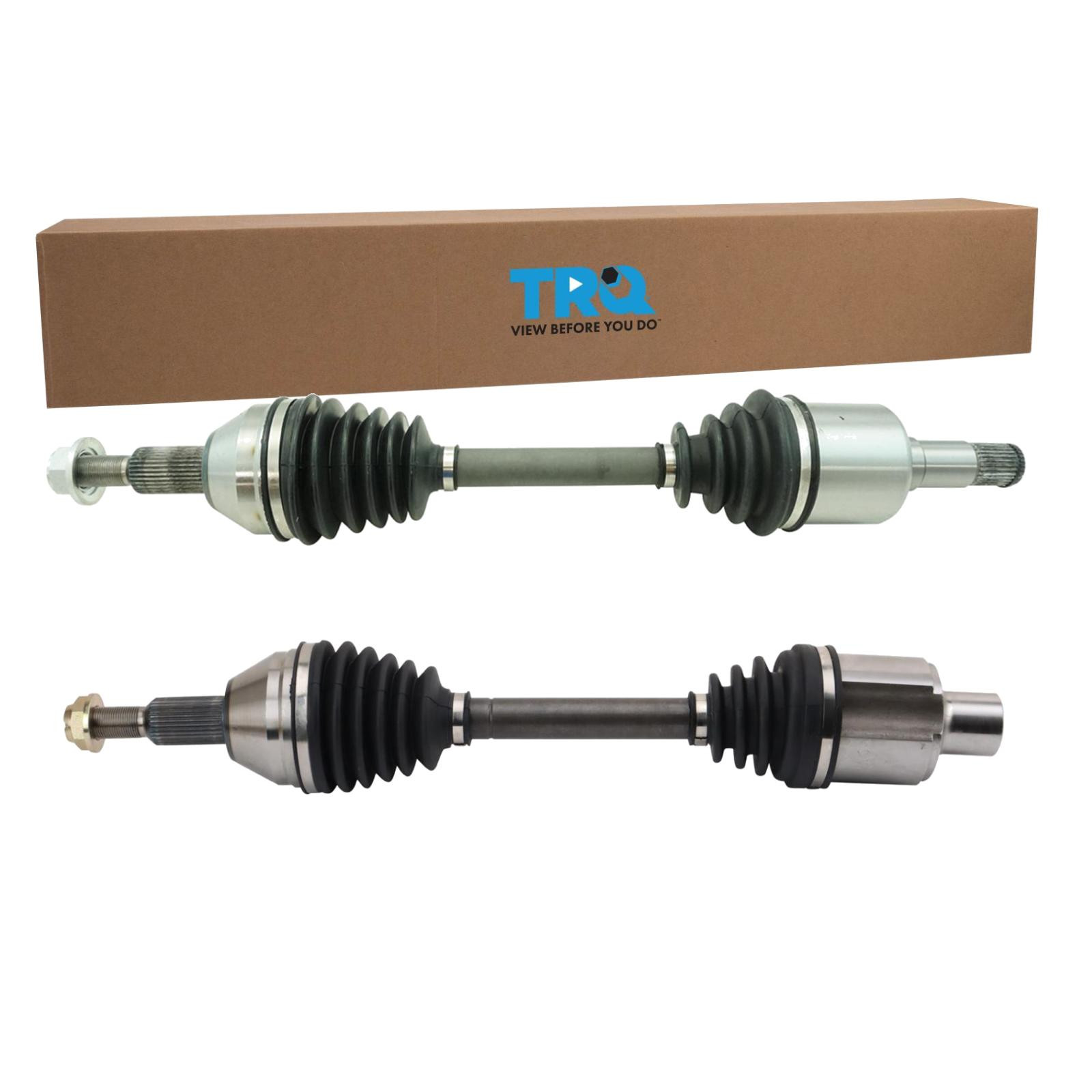 TRQ Front Driver & Passenger Side CV Axle Assembly Set for 08-16 Chrysler Town & Country 08-20 Dodge Grand Caravan 12-15 Ram C/V 09-14 VW Routan