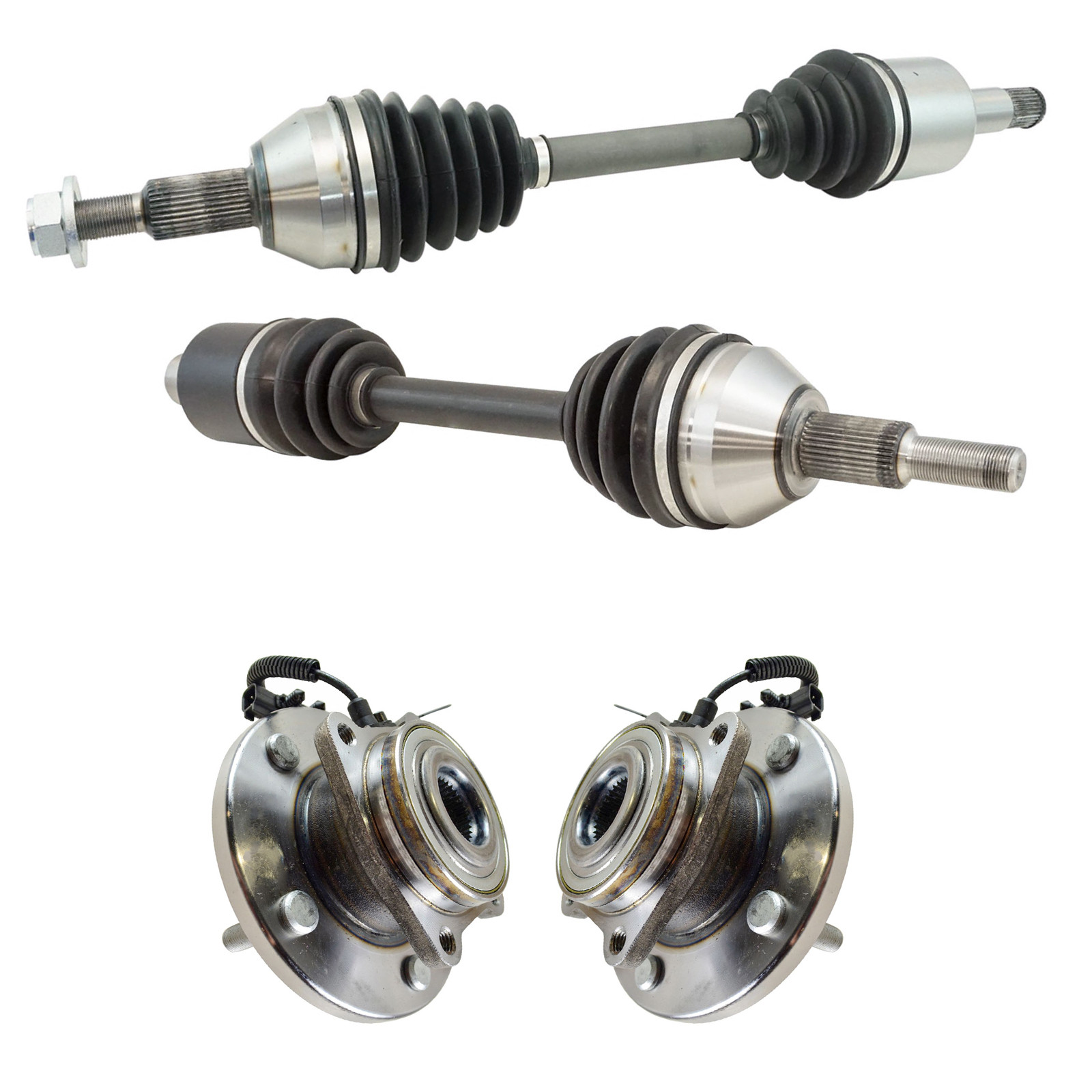 TRQ Front Drivetrain Kit for 08-16 Chrysler Town & Country 08-20 Dodge Grand Caravan 12-15 Ram C/V 09-14 VW Routan