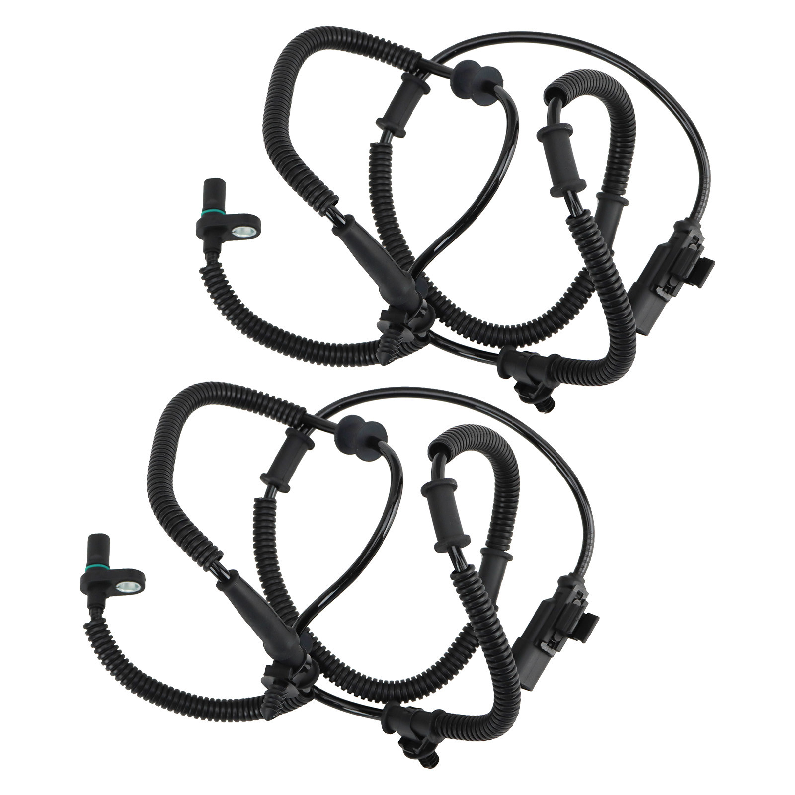TRQ Rear ABS Wheel Speed Sensor Set Compatible with 2012-2016 Chrysler Town & Country 2012-2020 Dodge Grand Caravan 2012-2015 Ram C/V