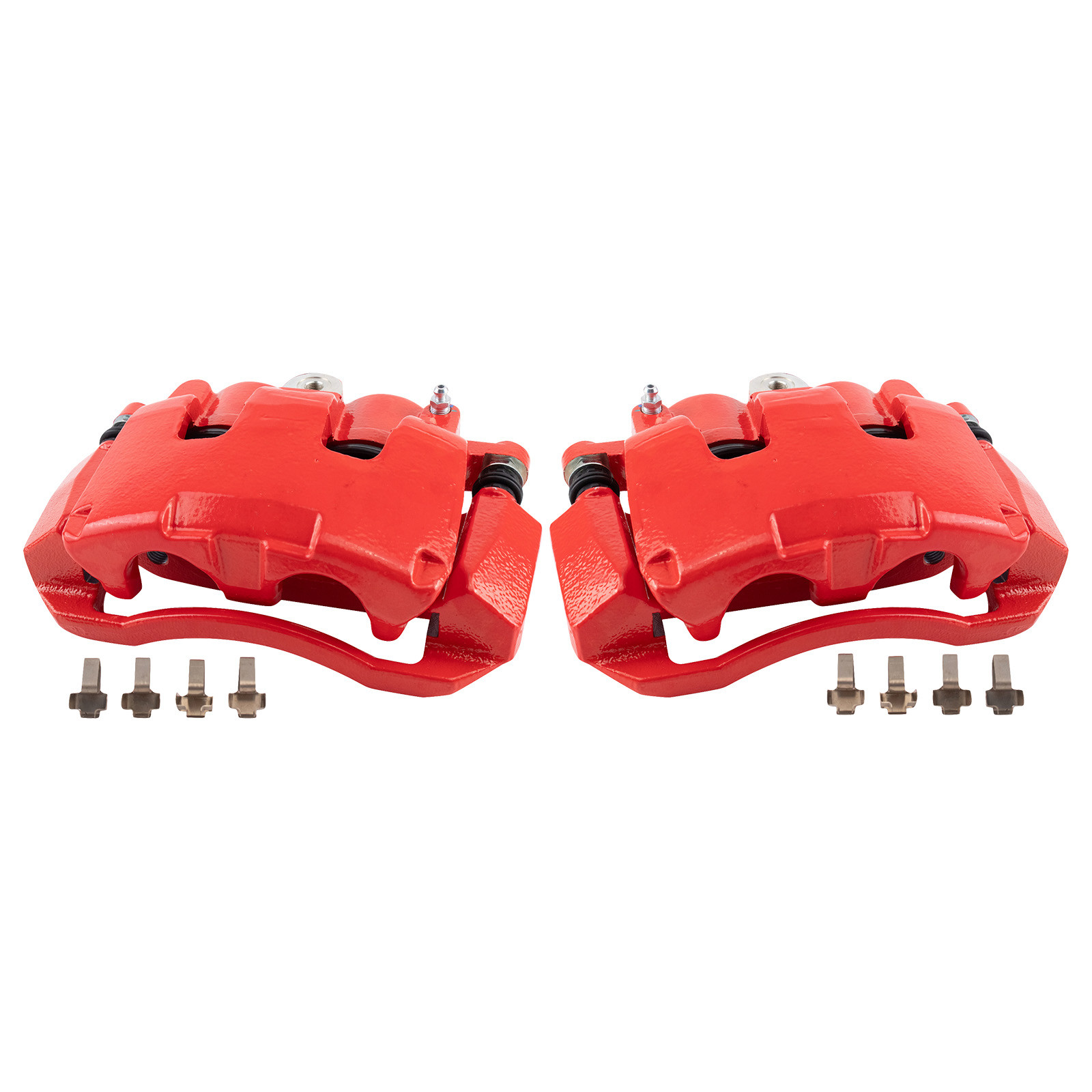 Front Brake Calipers & Pads Kit For Dodge Ram 1500, Dakota & Mitsubishi Raider