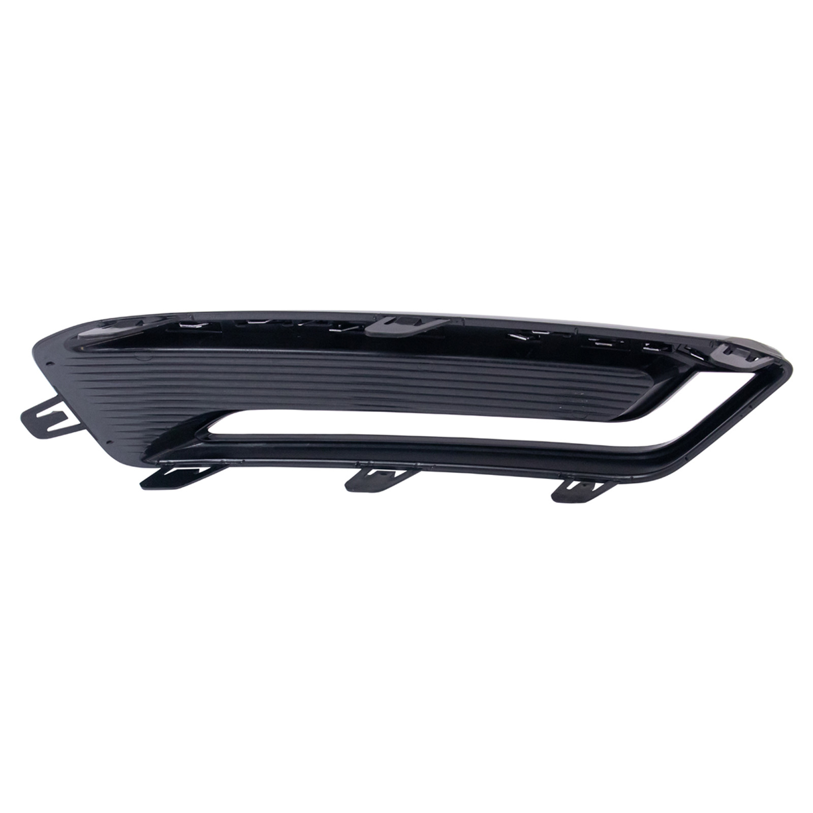 AM Autoparts Chrome & Black Fog Light Bezel Set For 2014-2019 Chevrolet Impala