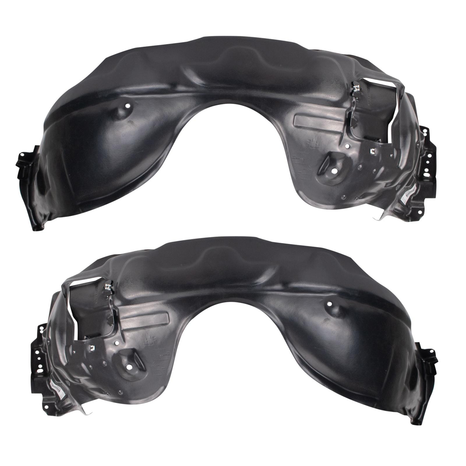 thumbnail interactive-video image 1 of Front Fender Liner Set (Driver & Passenger) With Clips For 2010-2012 Lexus ES350 1 of 3