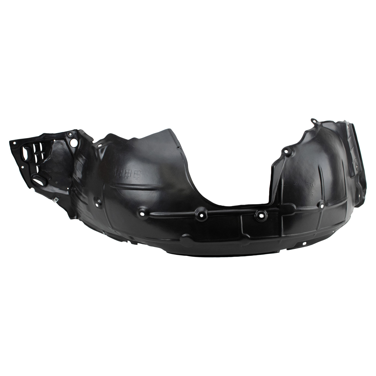 Left Driver Side Front Fender Liner For 2017–2019 Honda Civic Hatchback Sport – Black Plastic, Direct Fit