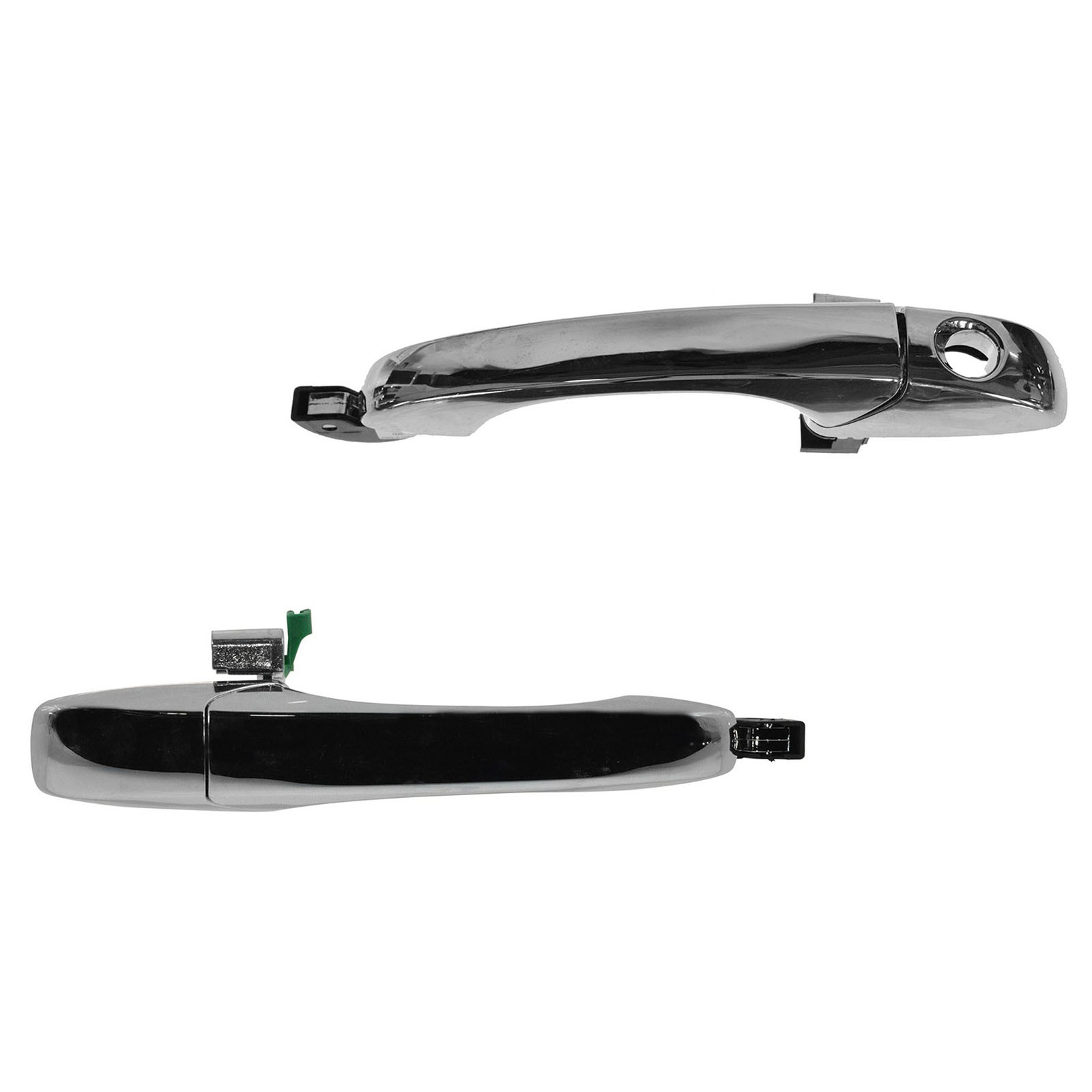 TRQ Left and Right Exterior Door Handle Set Drivers Side Compatible with 07-16 Chrysler 08-18 Dodge