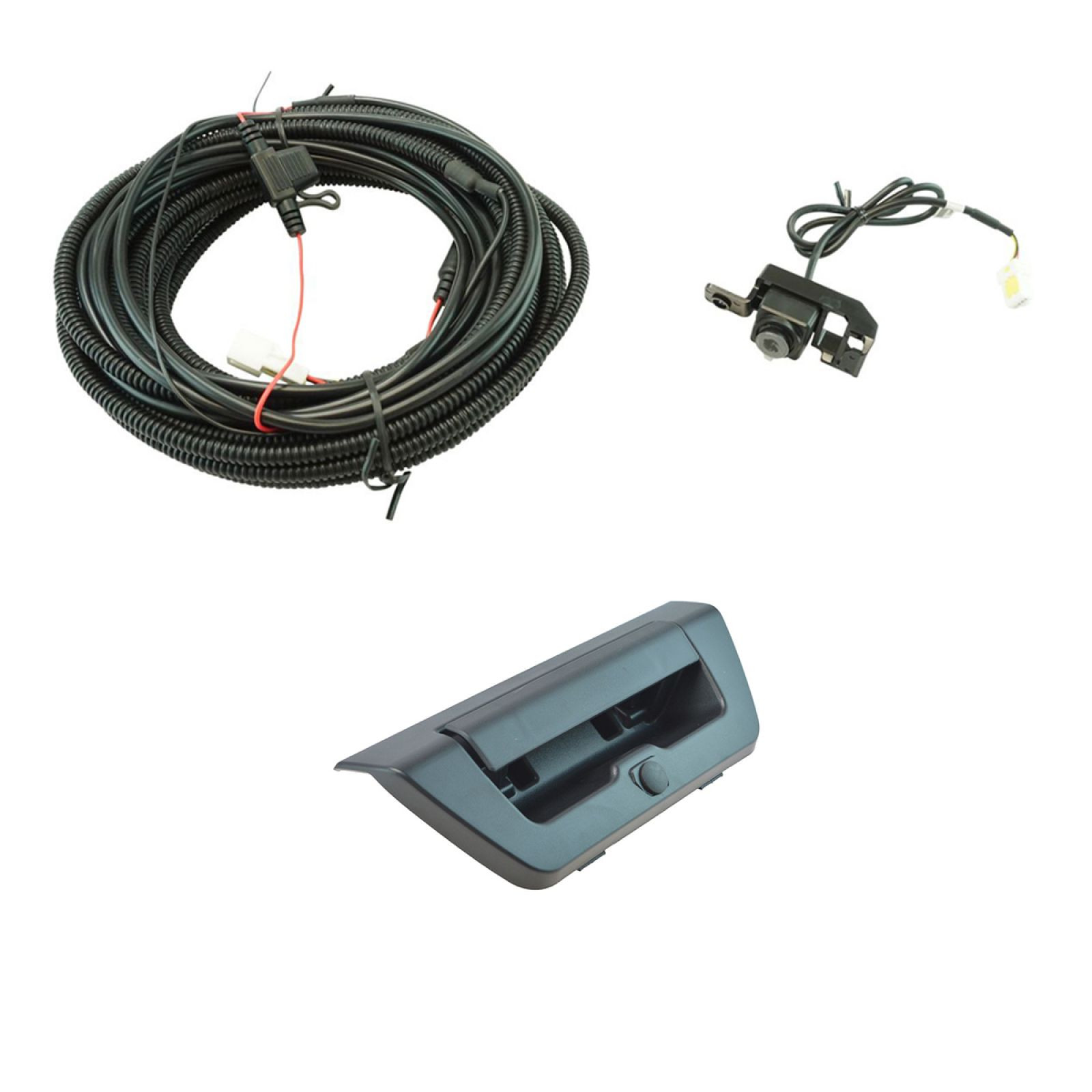 TRQ Rear View Camera Kit Black Compatible with 2015-2016 Ford F-150