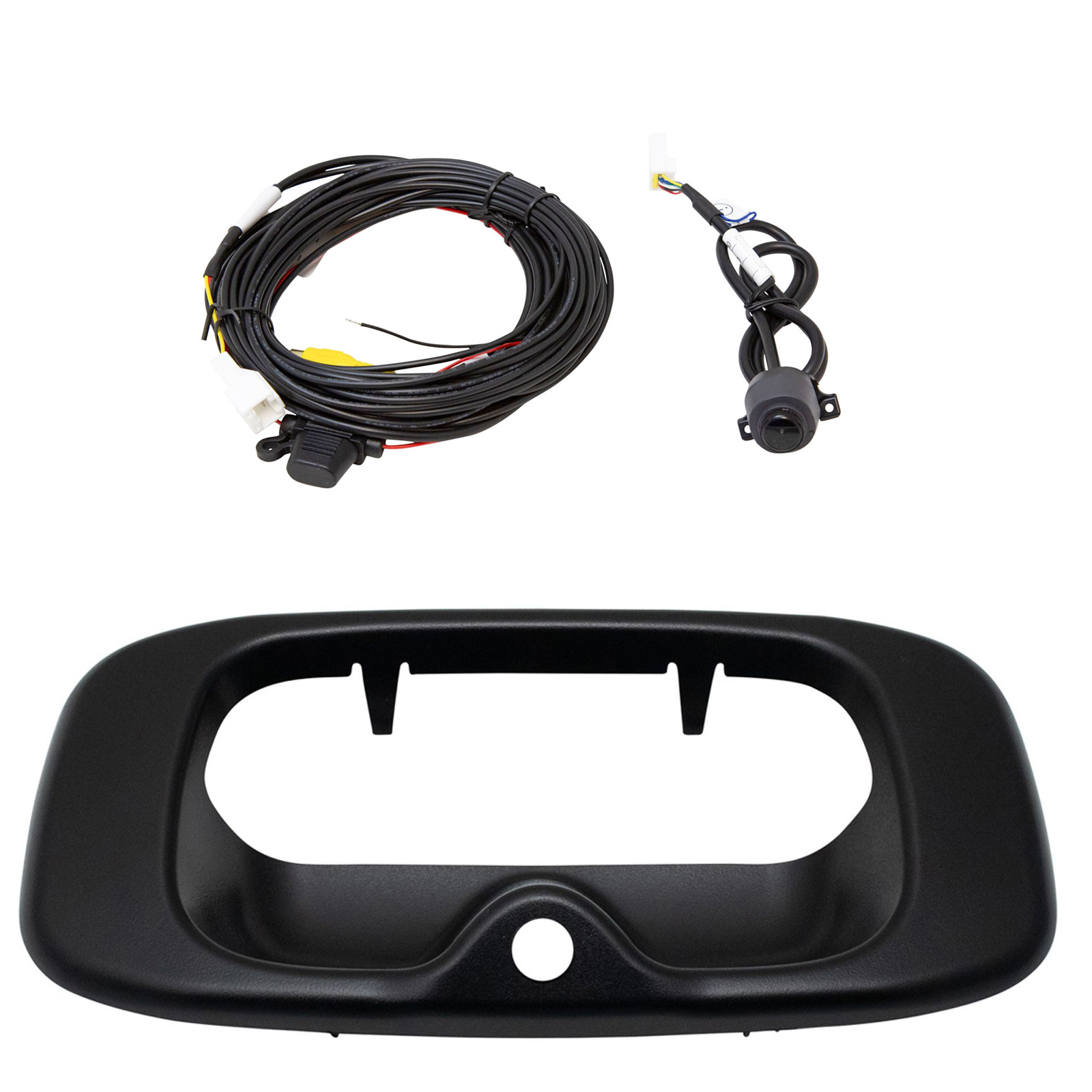 TRQ Rear View Camera Kit Black Compatible with 99-07 Chevrolet GMC
