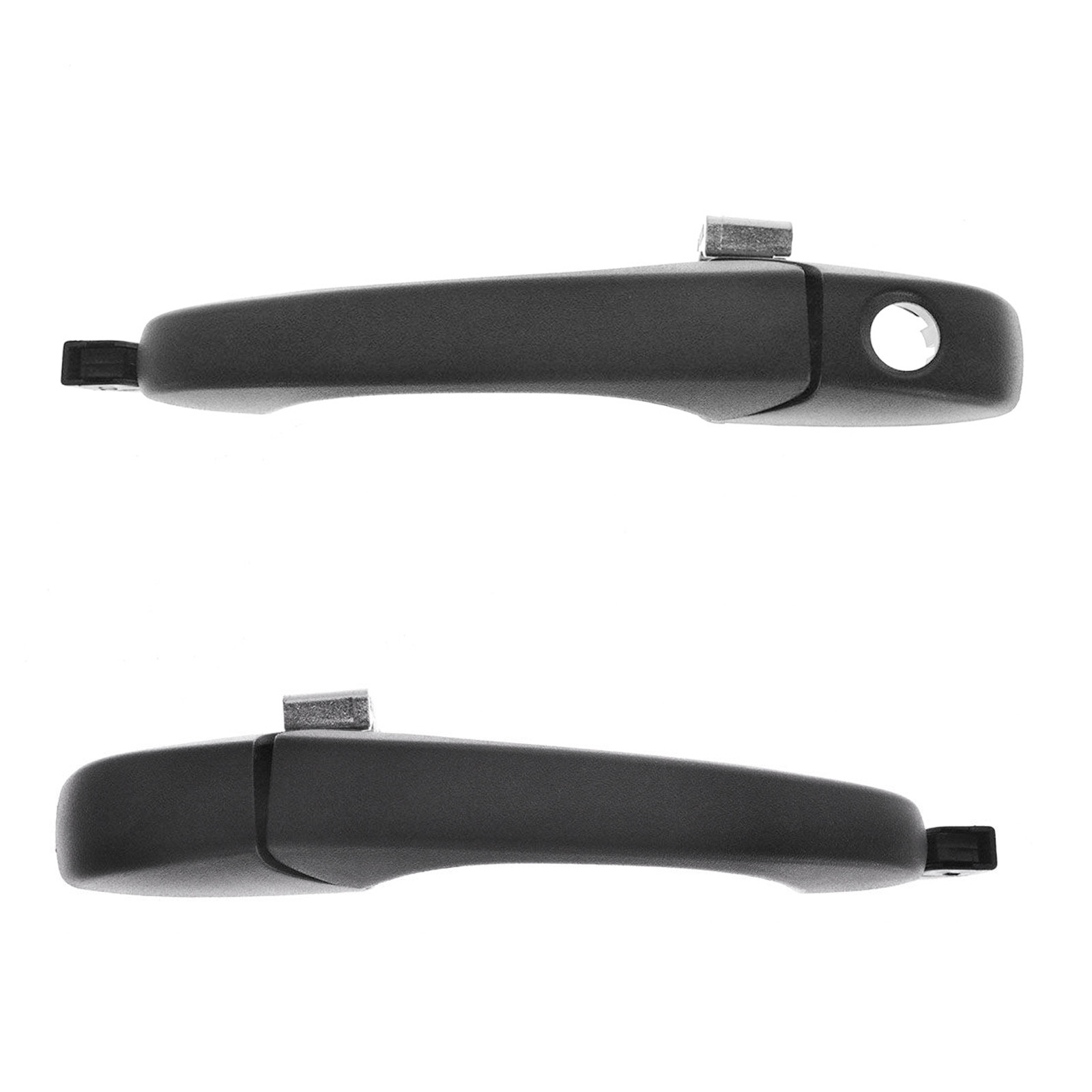 TRQ Left and Right Exterior Door Handle Set Drivers Side Compatible with 07-16 Chrysler 08-18 Dodge