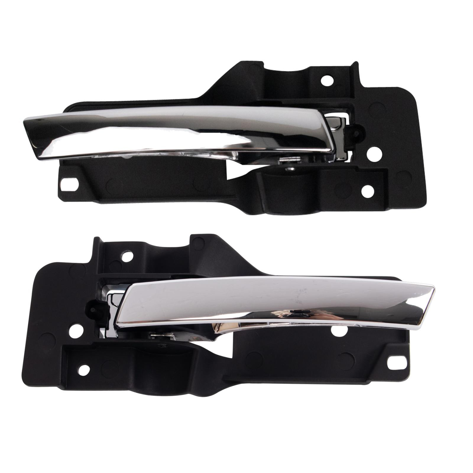 TRQ Left & Right Interior Door Handle Set Front Driver & Passenger Side Compatible with 2008-2016 Chrysler Town & Country 2008-2020 Dodge Grand Caravan 2012-2015 Ram C/V