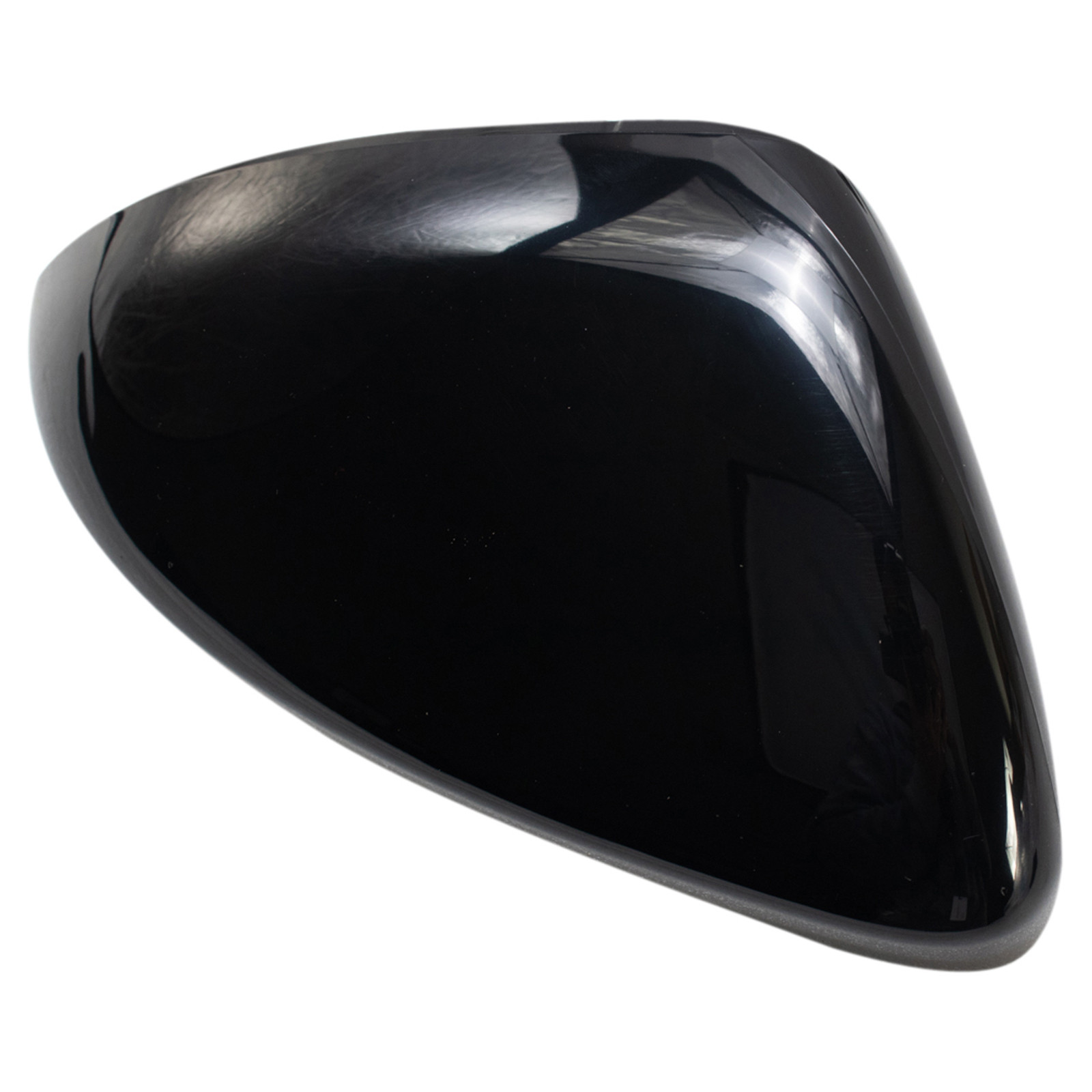 Left Side View Mirror For 2019-2022 Volkswagen Jetta - Power Heated W/ Blind Spot (Black, Paintable)