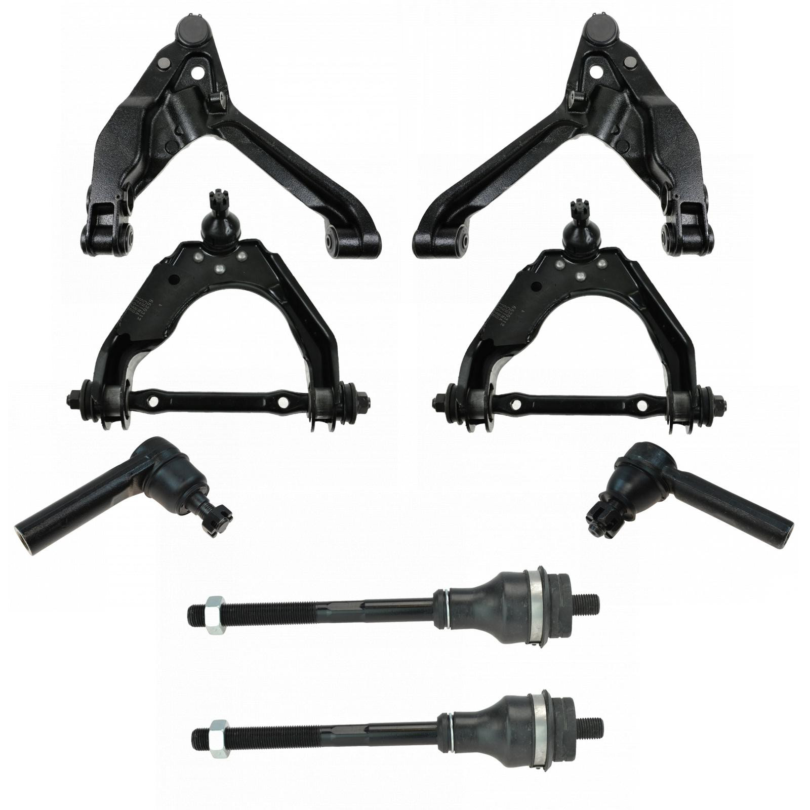 Complete 10-Piece Front Suspension Kit For 2WD Dodge Durango & Dakota - Lifetime Warranty