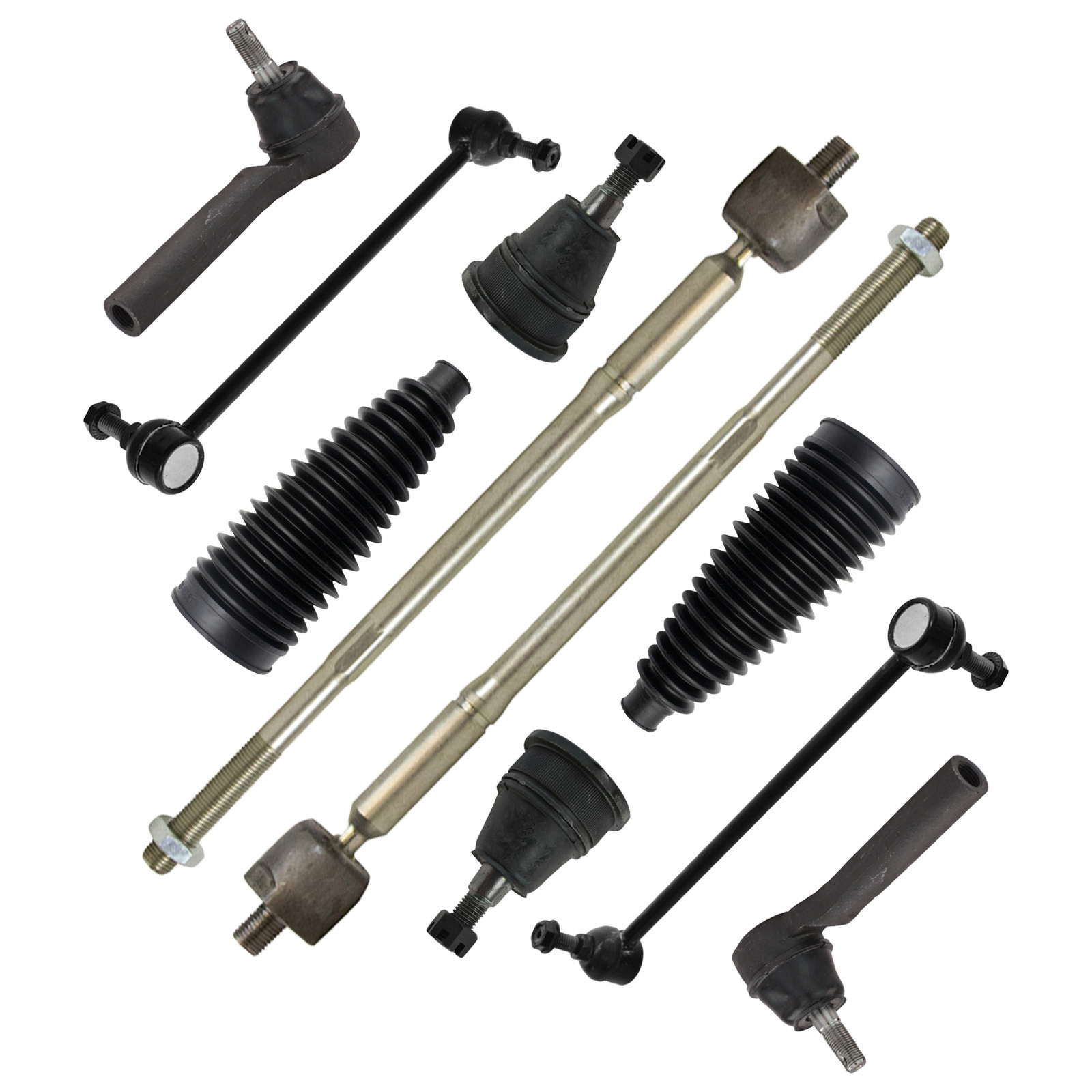 TRQ Front Steering & Suspension Kit Compatible with 2011-2016 Chrysler Town & Country 2011-2018 Dodge Grand Caravan 2012-2015 Ram C/V