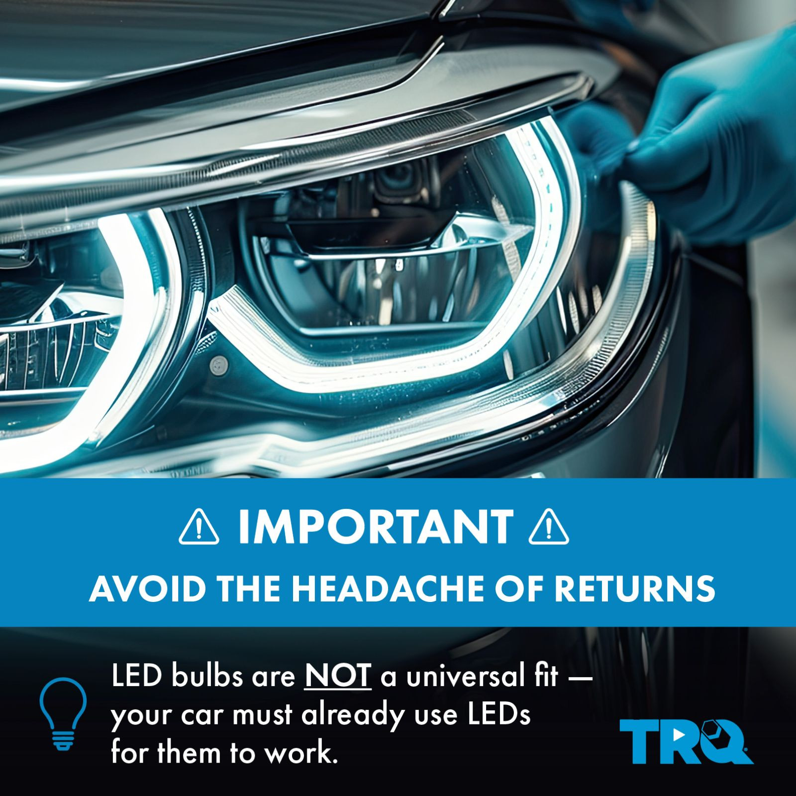 TRQ 2 Piece Headlight Assembly Set Chrome Bezel Driver & Passenger Side Compatible with Toyota Rav4 Adventure Limited XLE XLE Premium 2019-2021 Rav4 TRD Off-Road 2020-2021