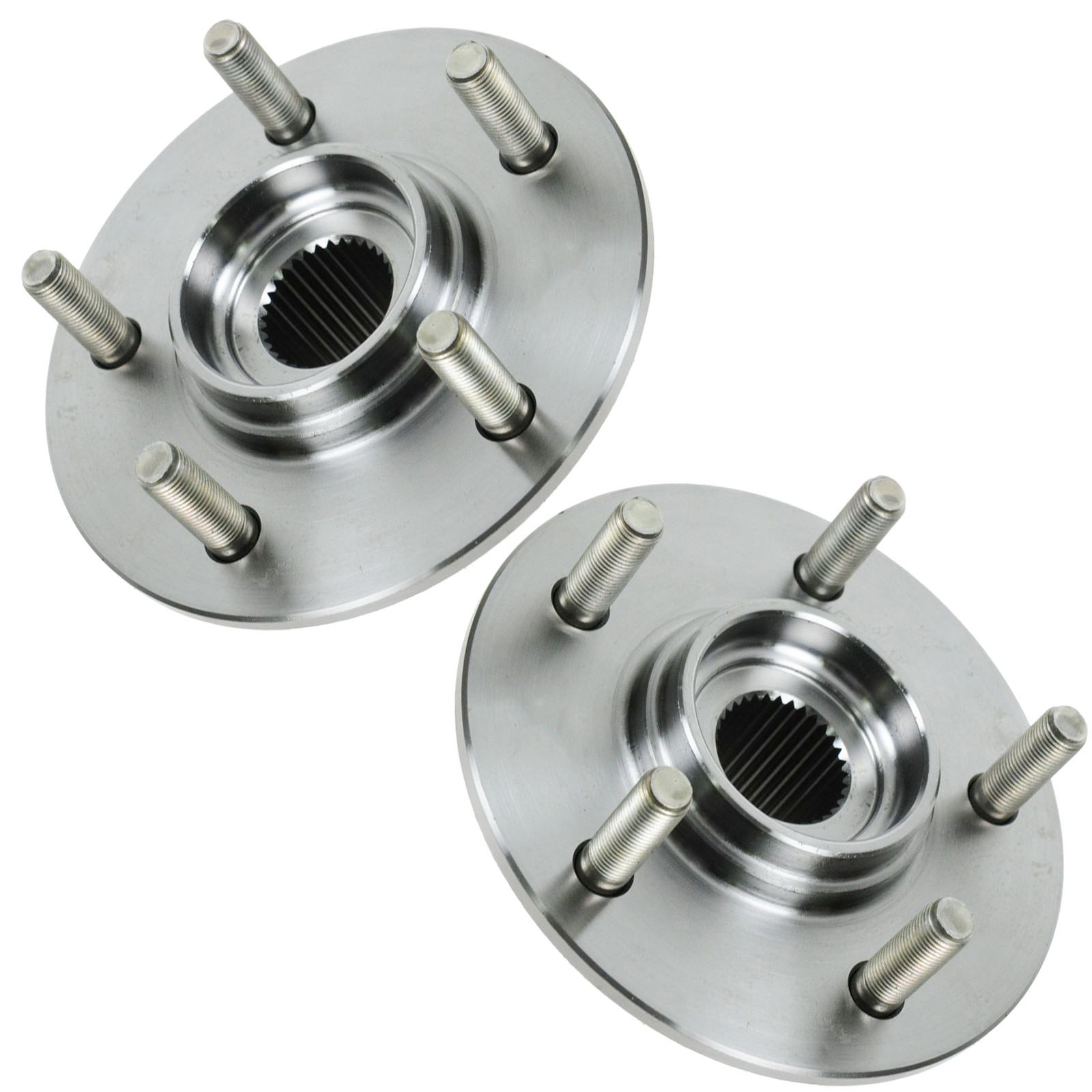 TRQ Front Wheel Hub Driver LH Side & Passenger RH Side 2 Piece Set for 1993 1994 1995 1996 1997 1998 1999 2000 2001 2002 Mercury Villager 1993 1994 1995 1996 1997 1998 1999 2000 2001 2002 Nissan Quest